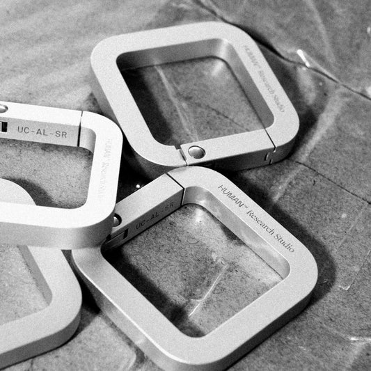 HUMAN™ Universal Carabiner Silver Anodized